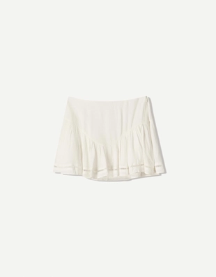 Короткая юбка с текстурным узором- Заказать в России